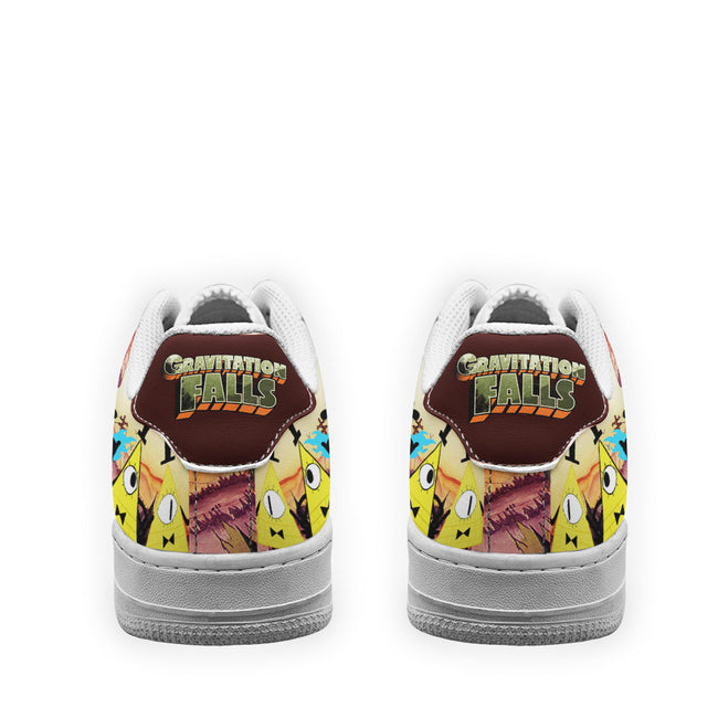 Bill Cipher Gravity Falls Sneakers Custom Cartoon Shoes 3 - PerfectIvy