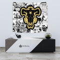 Black Bull Tapestry Custom Black Clover Anime Manga Room Wall Decor 3 - PerfectIvy