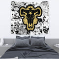 Black Bull Tapestry Custom Black Clover Anime Manga Room Wall Decor 4 - PerfectIvy