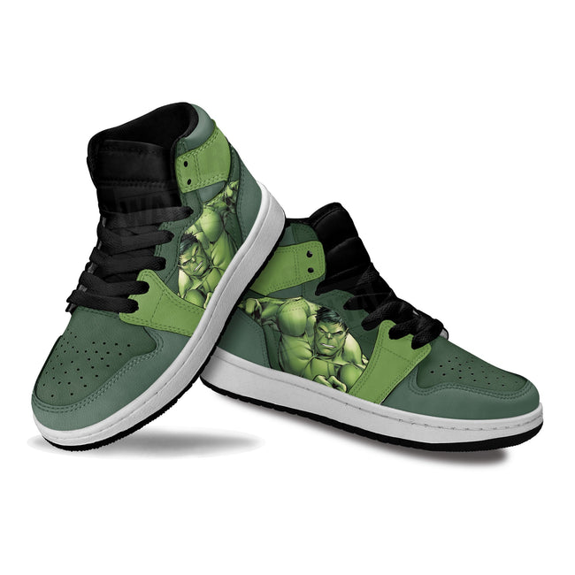 Black Panther Hulk Superhero Kid Sneakers Custom For Kids 6 - PerfectIvy