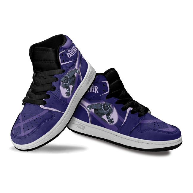 Black Panther Kids JD Sneakers Custom Shoes For Kids 1 - PerfectIvy