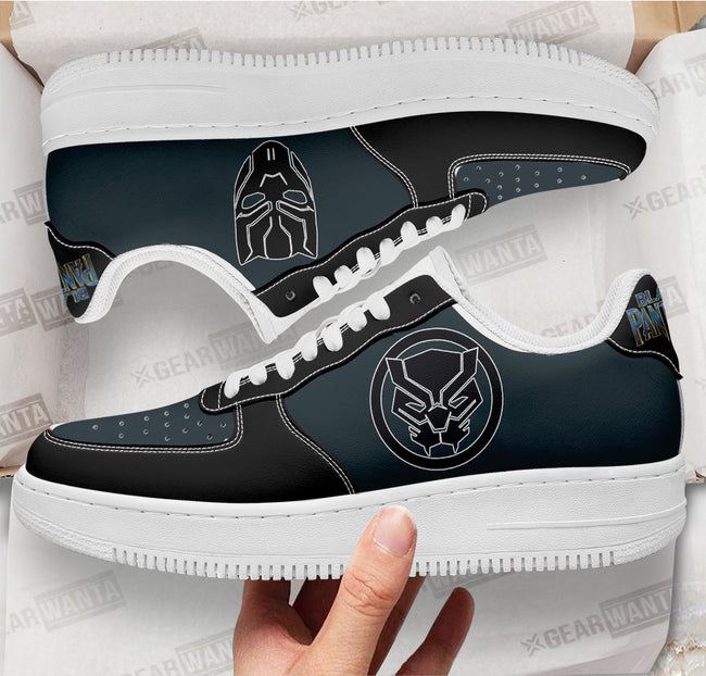 Black Panther Super Hero Custom Sneakers QD22 2 - PerfectIvy
