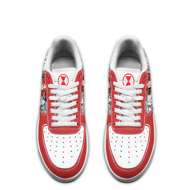 Black Widow Sneakers Custom Comic Shoes 3 - PerfectIvy