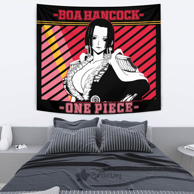 Boa Hancock Tapestry Custom One Piece Anime Bedroom Living Room Home Decoration 2 - PerfectIvy