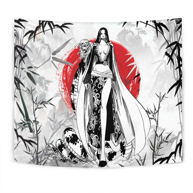 Boa Hancock Tapestry Custom One Piece Anime Room Decor 1 - PerfectIvy