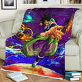 Broly Fleece Blanket Custom Dragon Ball Anime Galaxy Style 3 - PerfectIvy
