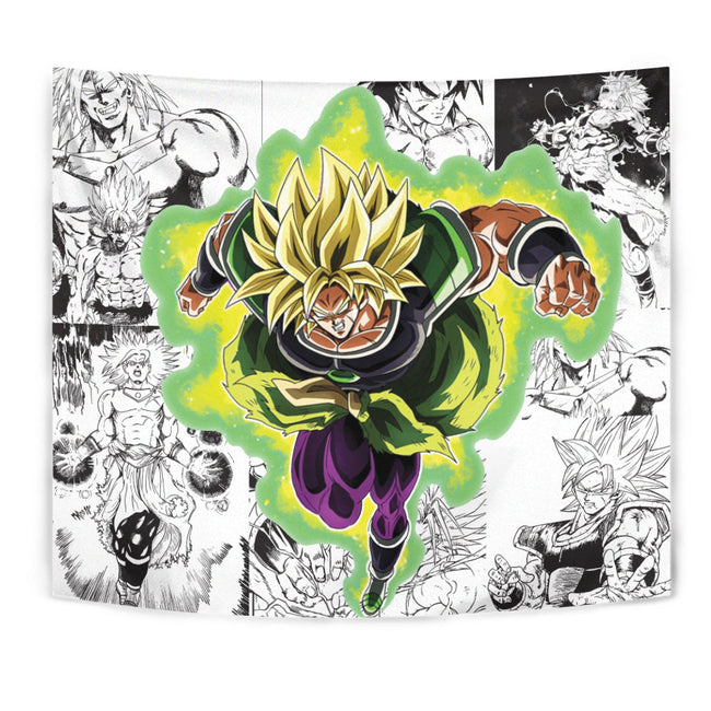 Broly Tapestry Custom Dragon Ball Anime Manga Room Decor 1 - PerfectIvy