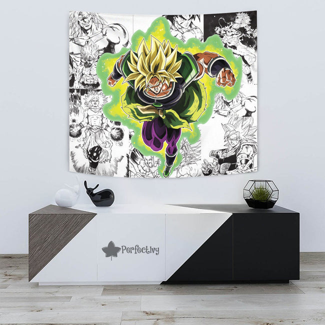 Broly Tapestry Custom Dragon Ball Anime Manga Room Decor 3 - PerfectIvy