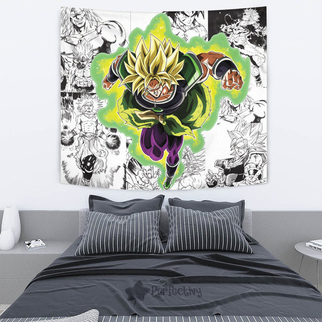 Broly Tapestry Custom Dragon Ball Anime Manga Room Decor 4 - PerfectIvy