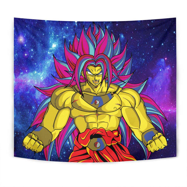 Broly Tapestry Custom Dragon Ball Anime Room Wall Decor 1 - PerfectIvy