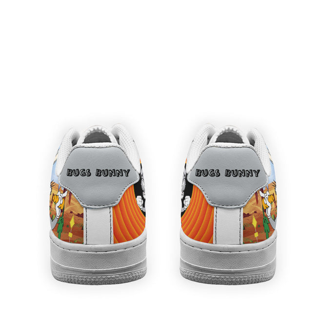 Bugs Bunny Looney Tunes Custom Sneakers QD14 3 - PerfectIvy