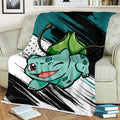 Bulbasaur Blanket Fleece Custom Pokemon Anime Bedding 2 - PerfectIvy