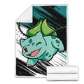 Bulbasaur Blanket Fleece Custom Pokemon Anime Bedding 4 - PerfectIvy