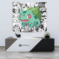 Bulbasaur Tapestry Custom Pokemon Manga Anime Room Decor 4 - PerfectIvy
