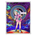 Bulma Fleece Blanket Custom Dragon Ball Anime Galaxy Style 1 - PerfectIvy