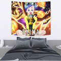Bulma Tapestry Custom Dragon Ball Anime Home Decor 4 - PerfectIvy