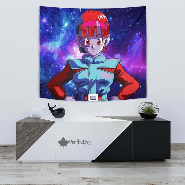 Bulma Tapestry Custom Dragon Ball Anime Room Wall Decor 3 - PerfectIvy
