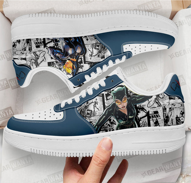 Catwoman Sneakers Custom Comic Shoes 1 - PerfectIvy