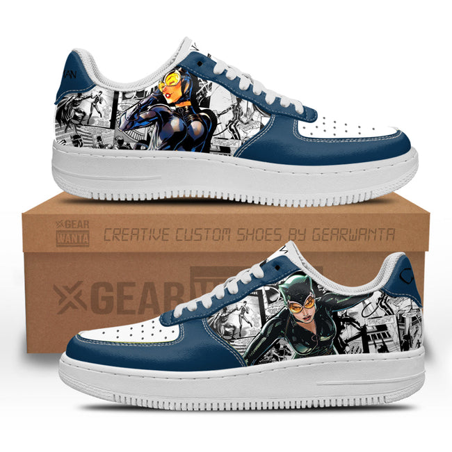 Catwoman Sneakers Custom Comic Shoes 2 - PerfectIvy