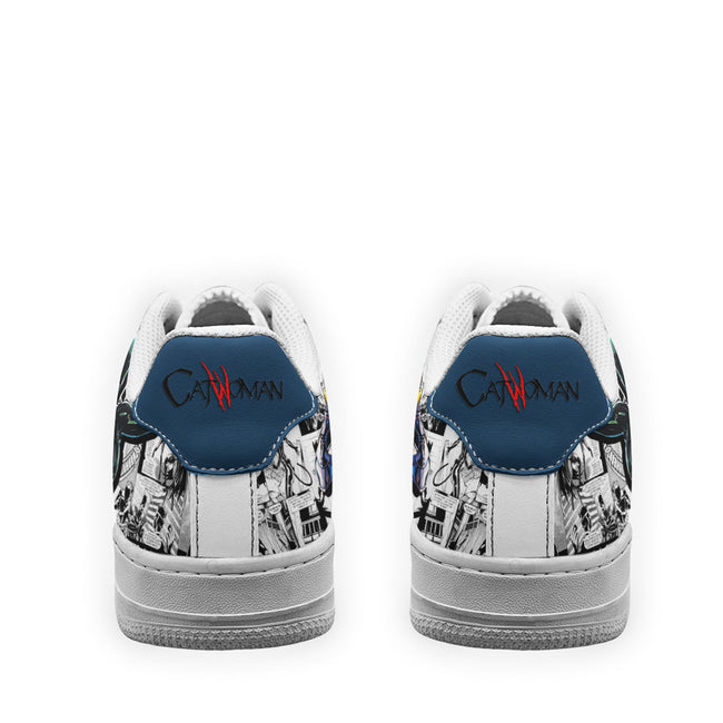 Catwoman Sneakers Custom Comic Shoes 3 - PerfectIvy