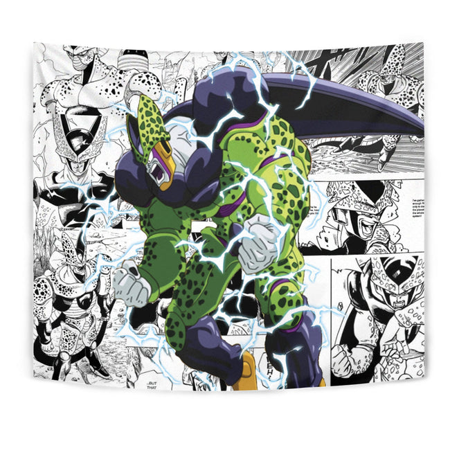 Cell 2nd Form Tapestry Custom Dragon Ball Anime Manga Room Decor 1 - PerfectIvy