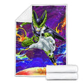 Cell Fleece Blanket Custom Dragon Ball Anime Galaxy Style 2 - PerfectIvy
