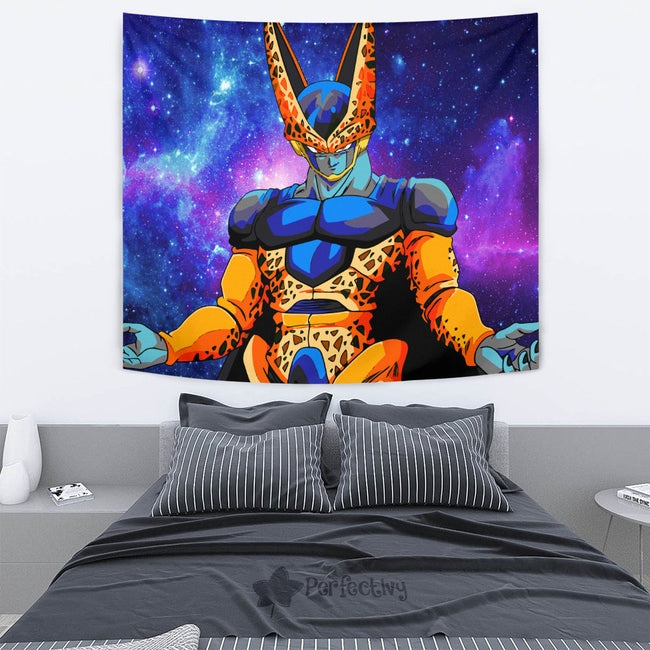 Cell Tapestry Custom Dragon Ball Anime Room Wall Decor 2 - PerfectIvy
