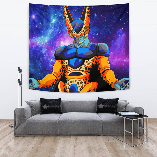 Cell Tapestry Custom Dragon Ball Anime Room Wall Decor 4 - PerfectIvy