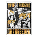 Chargebolt Denki Kaminari Blanket Fleece Custom My Hero Academia Anime Bedding 1 - PerfectIvy