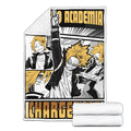 Chargebolt Denki Kaminari Blanket Fleece Custom My Hero Academia Anime Bedding 4 - PerfectIvy