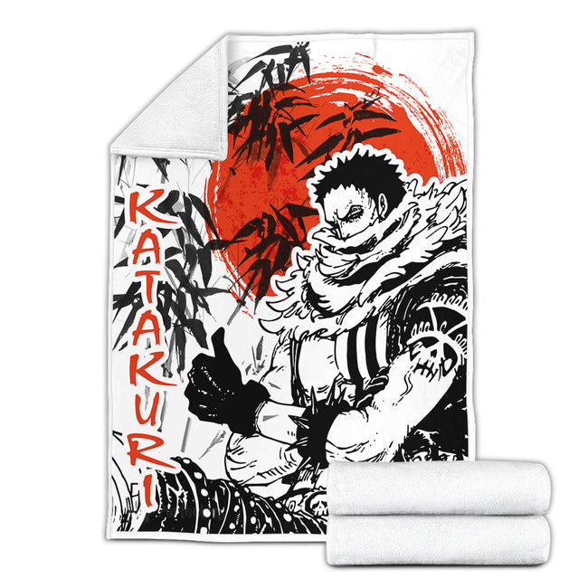 Charlotte Katakuri Blanket Custom One Piece Manga Anime Bedding 2 - PerfectIvy