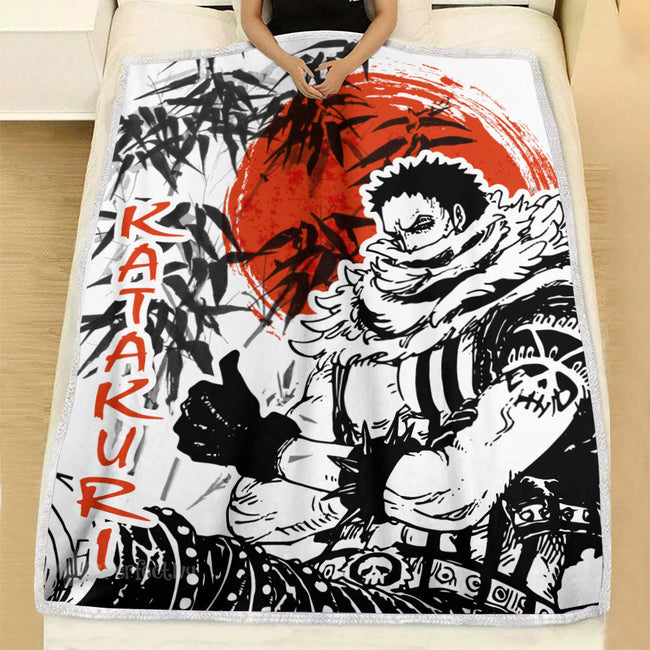 Charlotte Katakuri Blanket Custom One Piece Manga Anime Bedding 4 - PerfectIvy
