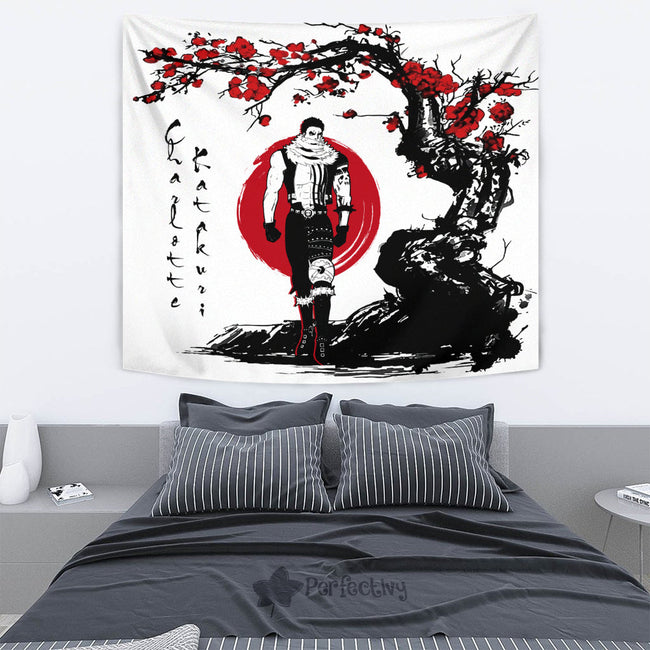 Charlotte Katakuri Tapestry Custom One Piece Anime Bedroom Living Room Home Decoration 2 - PerfectIvy
