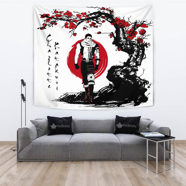 Charlotte Katakuri Tapestry Custom One Piece Anime Bedroom Living Room Home Decoration 4 - PerfectIvy