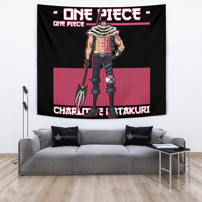 Charlotte Katakuri Tapestry Custom One Piece Anime Room Decor 2 - PerfectIvy