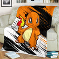 Charmander Blanket Fleece Custom Pokemon Anime Bedding 2 - PerfectIvy