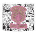 Coral Peacock Tapestry Custom Black Clover Anime Manga Room Wall Decor 1 - PerfectIvy