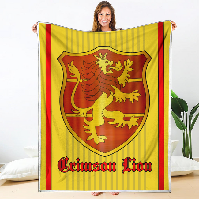 Crimson Lion Magic Knights Blanket Custom Black Clover Anime Bedding 1 - PerfectIvy