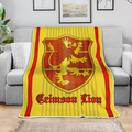 Crimson Lion Magic Knights Blanket Custom Black Clover Anime Bedding 4 - PerfectIvy