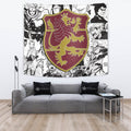 Crimson Lion Tapestry Custom Black Clover Anime Manga Room Wall Decor 2 - PerfectIvy