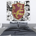 Crimson Lion Tapestry Custom Black Clover Anime Manga Room Wall Decor 4 - PerfectIvy