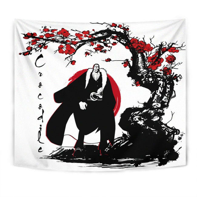 Crocodile Tapestry Custom One Piece Anime Bedroom Living Room Home Decoration 1 - PerfectIvy