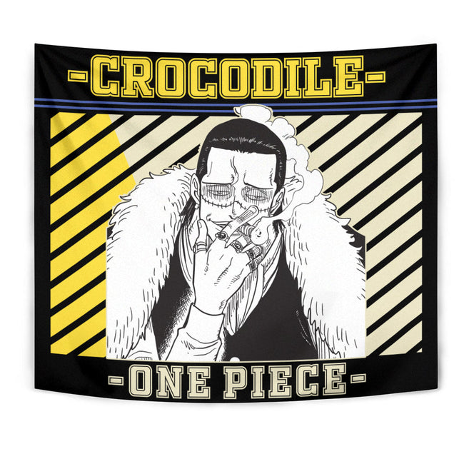 Crocodile Tapestry Custom One Piece Anime Home Room Wall Decor 1 - PerfectIvy