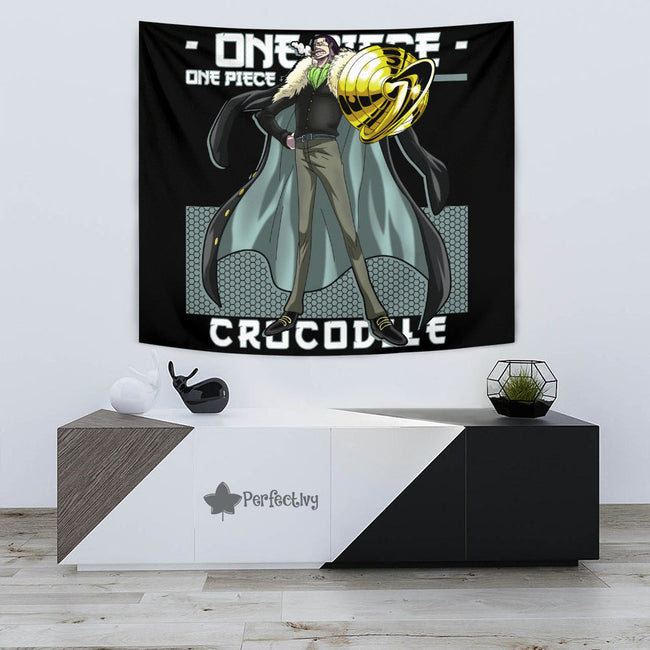 Crocodile Tapestry Custom One Piece Anime Room Decor 3 - PerfectIvy
