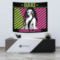 Daki Tapestry Custom Demon Slayer Anime Home Wall Decor For Bedroom Living Room 3 - PerfectIvy