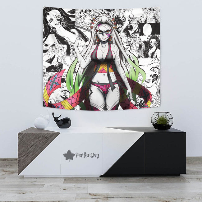Daki Tapestry Custom Demon Slayer Anime Manga Room Decor 3 - PerfectIvy