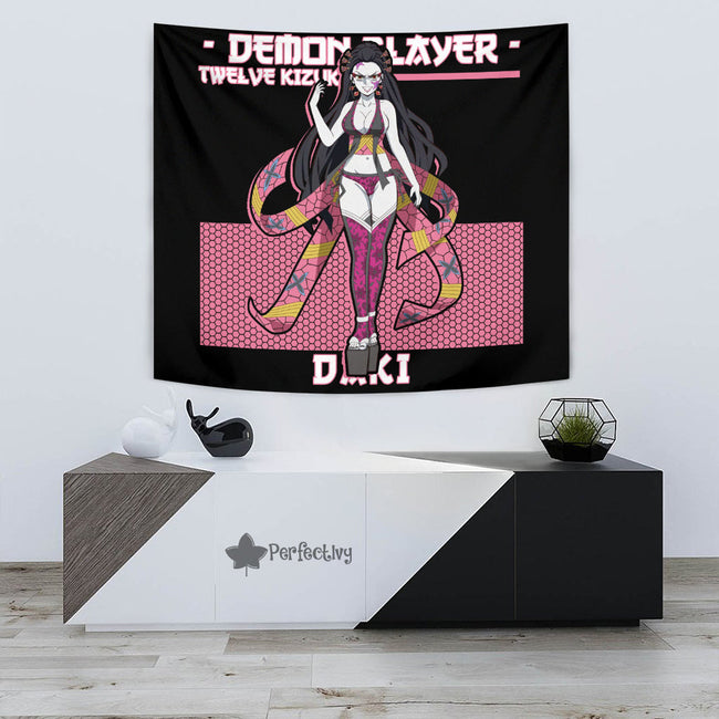 Daki Tapestry Custom Demon Slayer Anime Room Decor 3 - PerfectIvy