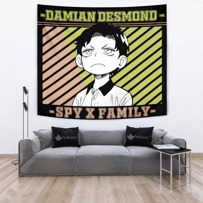 Damian Desmond Tapestry Custom Spy x Family Anime Room Wall Decor 4 - PerfectIvy