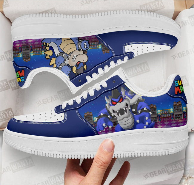Dark Bowser Sneakers Custom Super Mario Shoes 1 - PerfectIvy