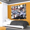 Death the Kid Tapestry Custom Soul Eater Manga Anime Room Decor 3 - PerfectIvy